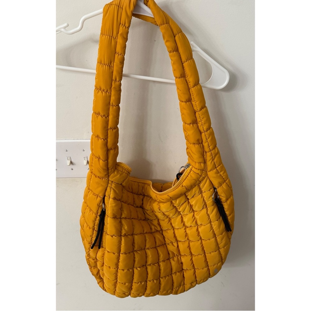 Golden yellow Free People Movement Carry all
